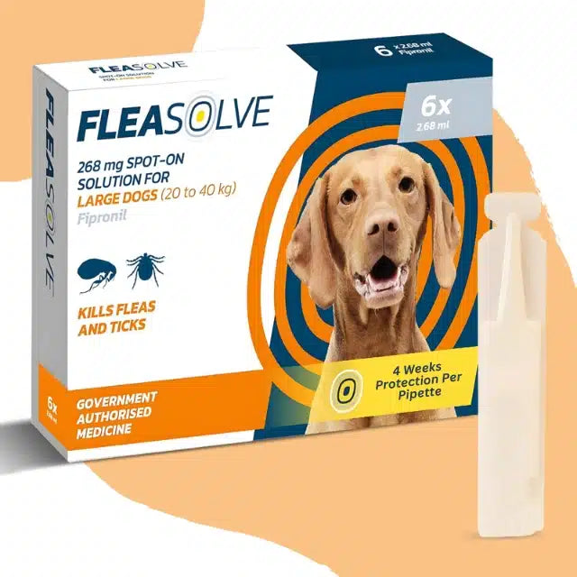 FleaSolve Large Dog Flea Treatment (20-40kg)