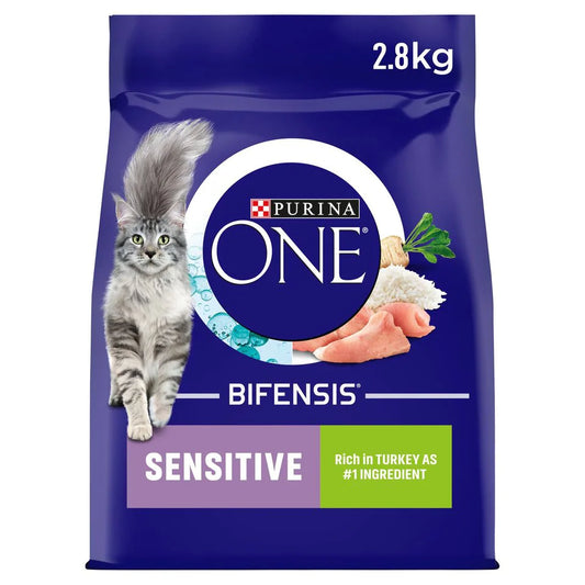 Purina One Sensitive Cat Turkey 2.8kg