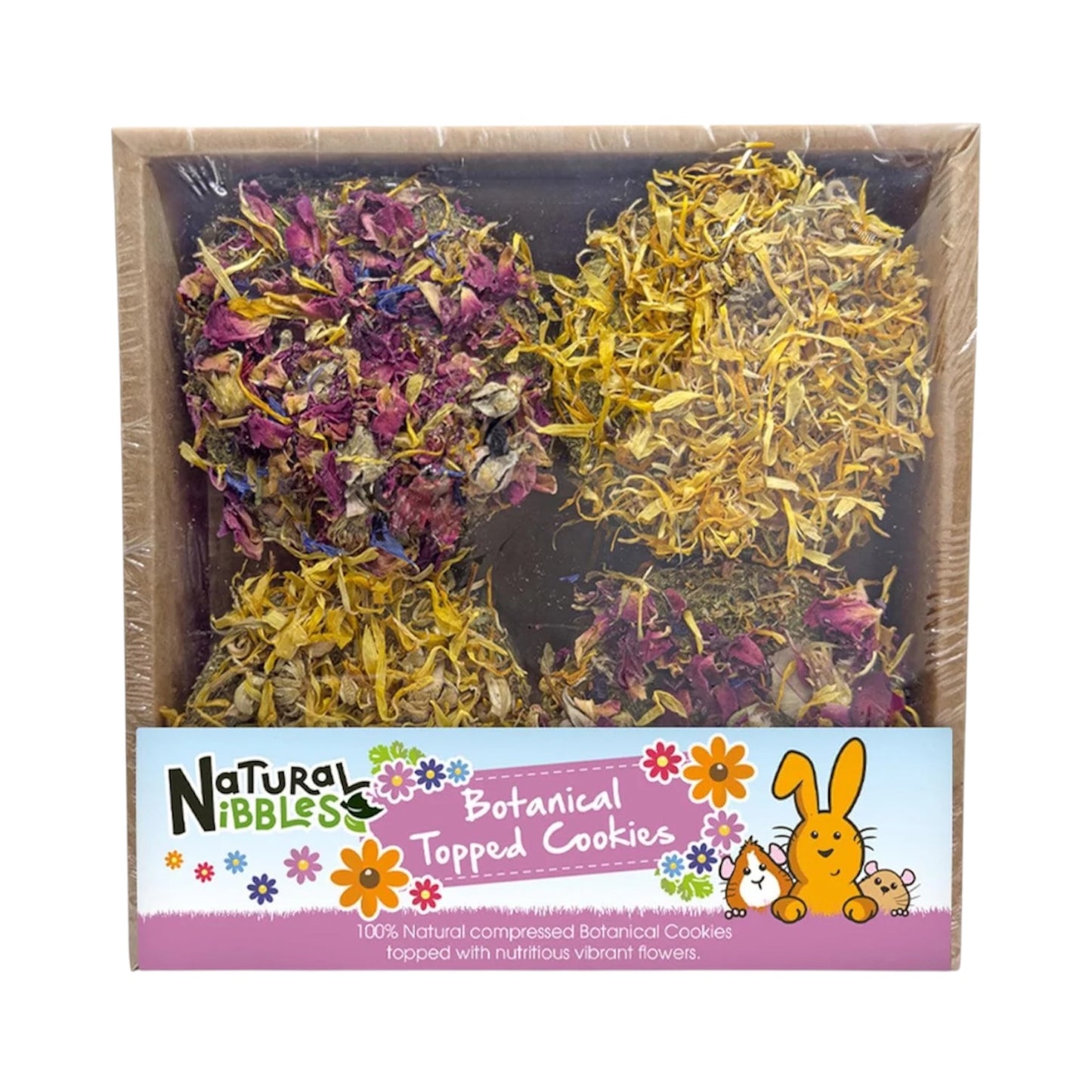 Natural Nibbles Botanical Topped Cookies 4 pack