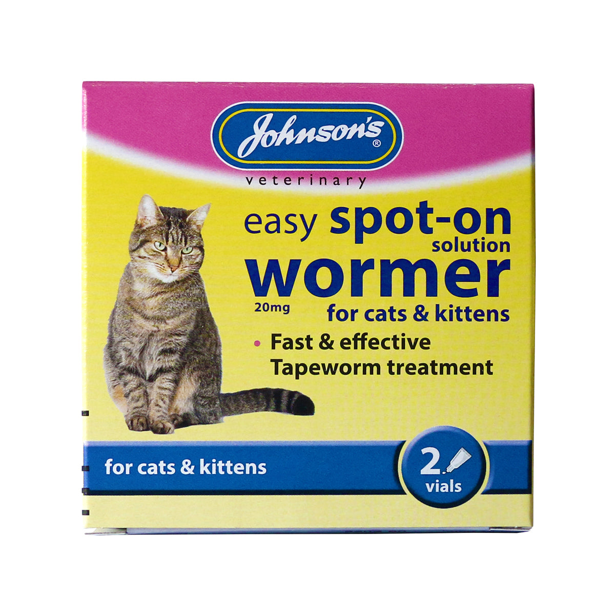 Johnson’s Easy Spot-On Wormer for Cats & Kittens