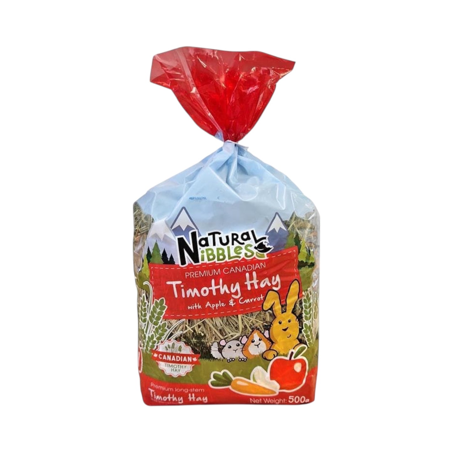 Natural Nibbles Canadian Timothy Hay with Apple & Carrot 500g