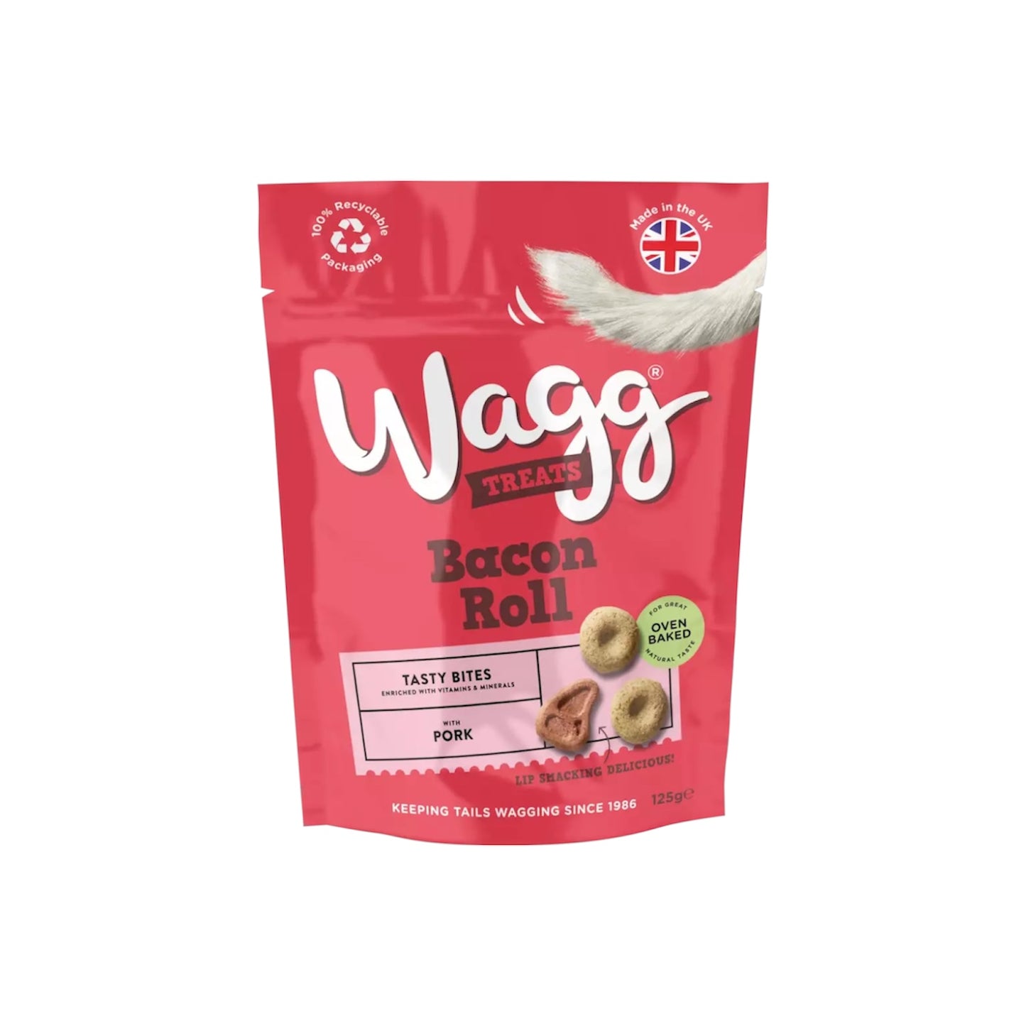 Wagg Bacon Roll Tasty Bites