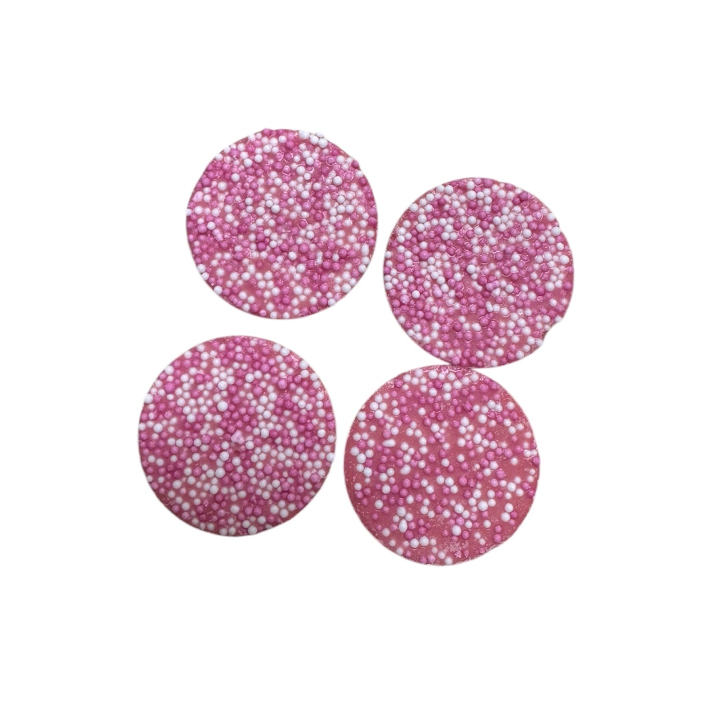 Strawberry Discs Dog Chocs - 4 pieces
