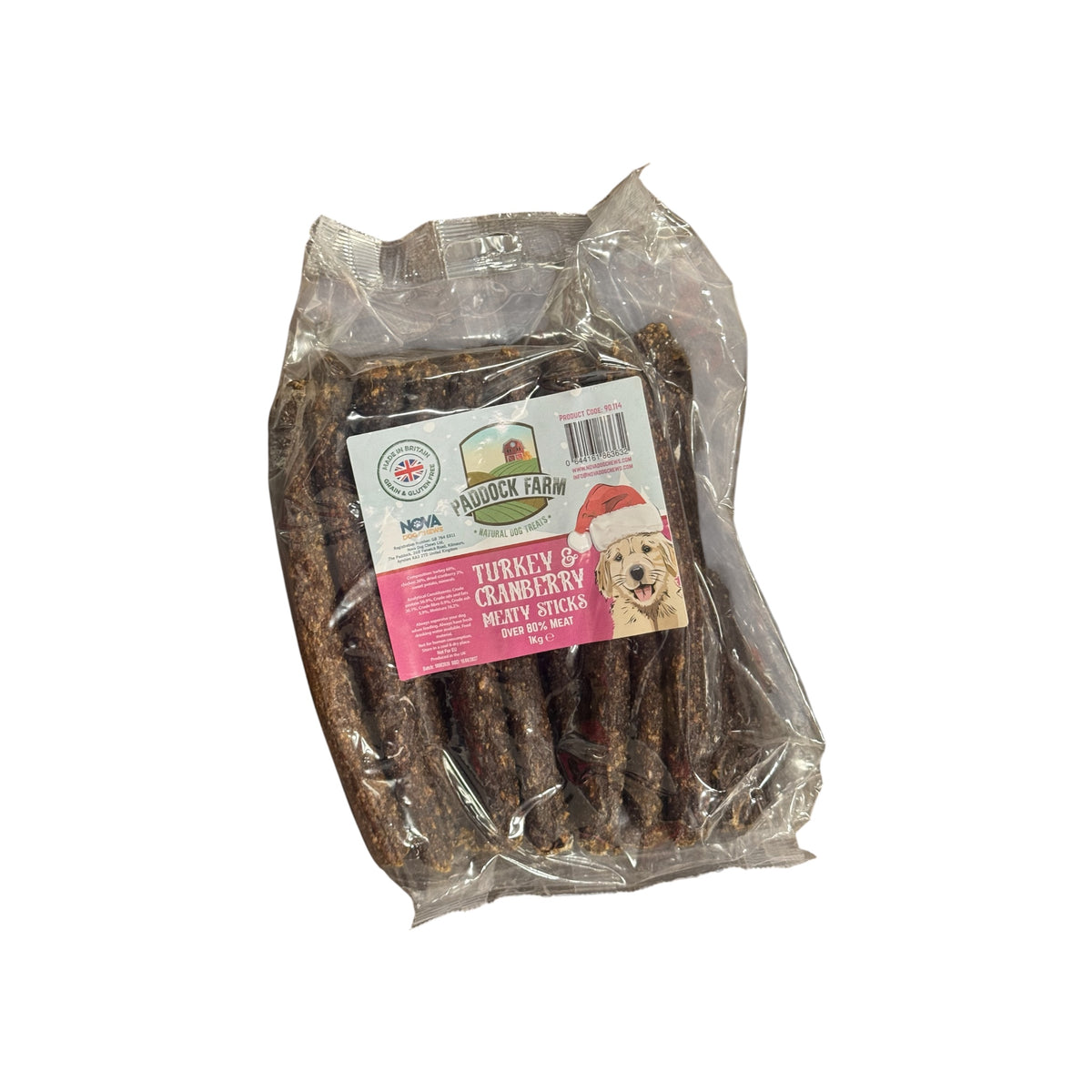 Turkey and Cranberry Meaty Sticks 1KG