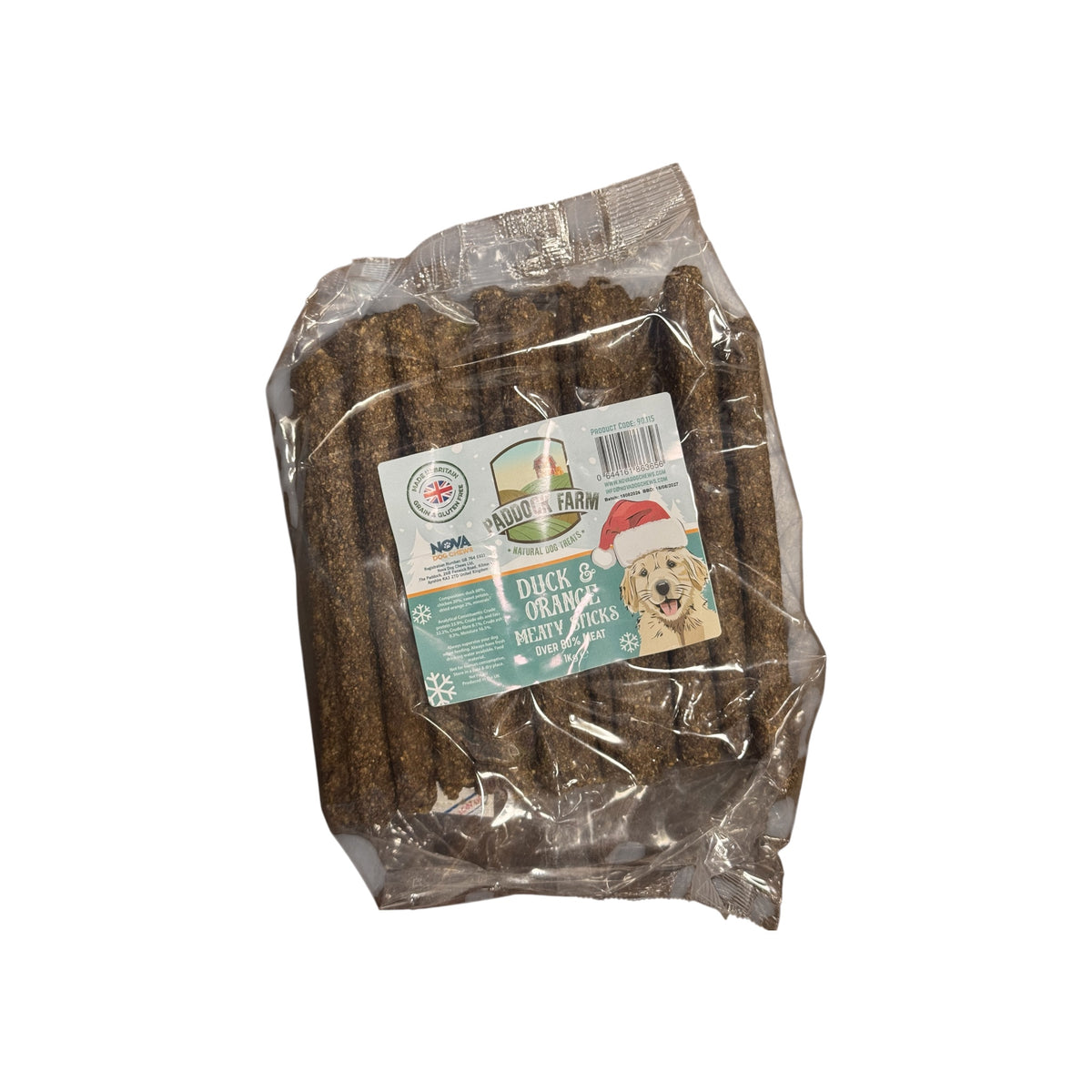 Duck and Orange Meaty Sticks 1KG