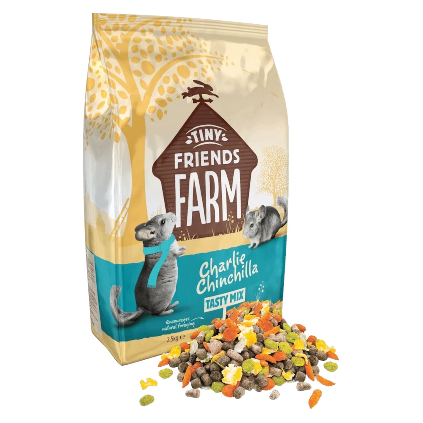 Tiny Friends Farm Charlie Chinchilla Tasty Mix 850g