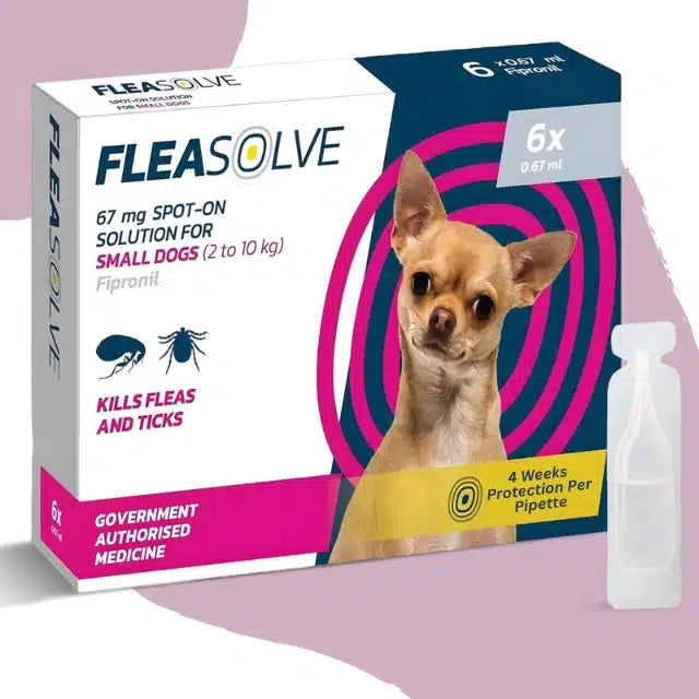 FleaSolve Small Dog Flea Treatment (2-10kg)