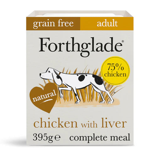Forthglade Complete Grain Free Adult Chicken with Liver (18 Pack)