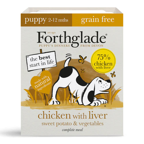Forthglade Complete Grain Free Puppy Chicken with Liver (18 Pack)