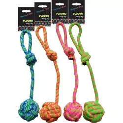 Hemm & Boo Fluoro Long Handle Rope Toy