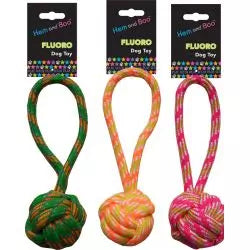 Hemm & Boo Fluoro Short Handle Rope Toy