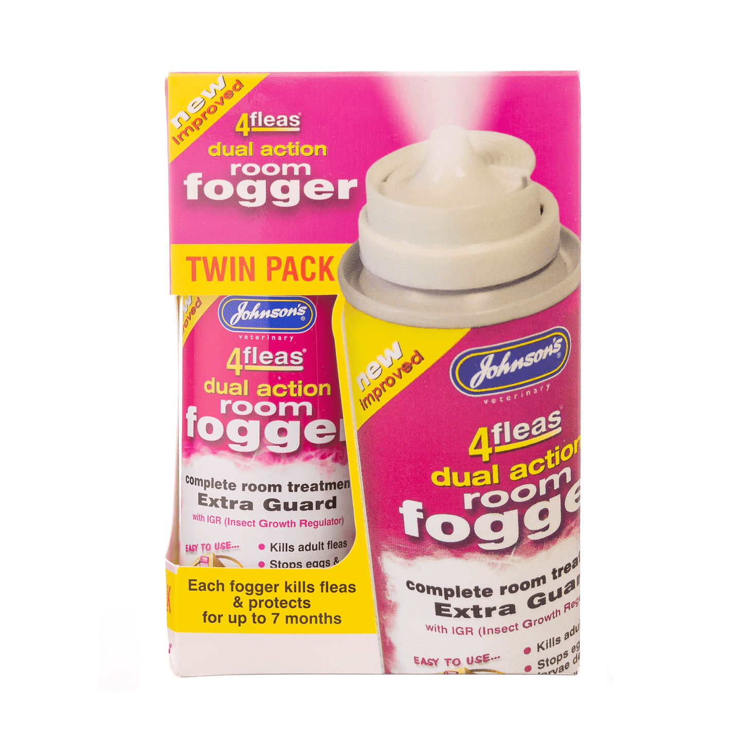 Johnson’s Veterinary Johnson’s 4Fleas Room Fogger – Twin Pack