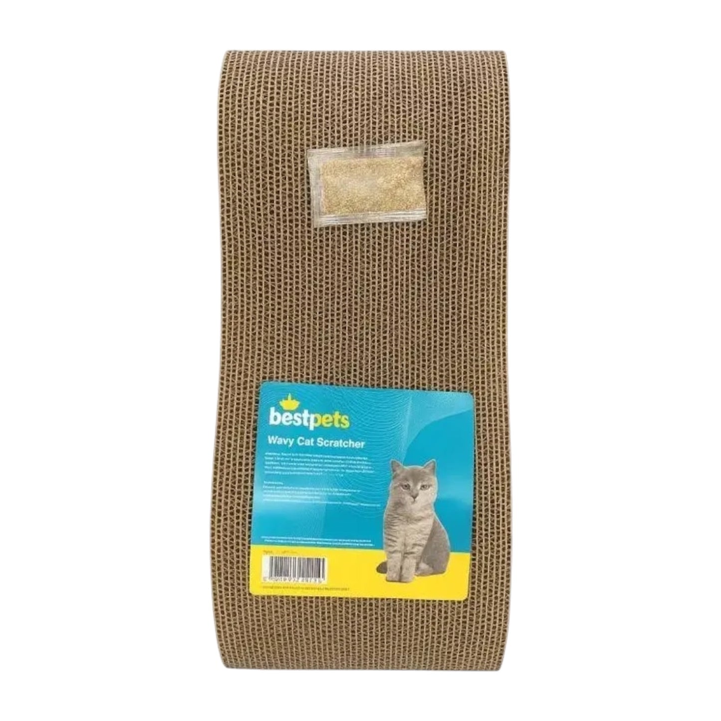 Bestpets Wavy Cat Scratcher with Catnip