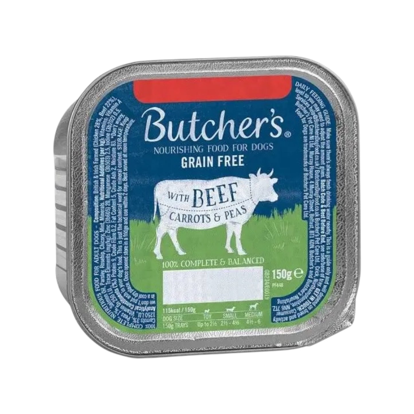 Butcher's Beef & Veg Tray - Single