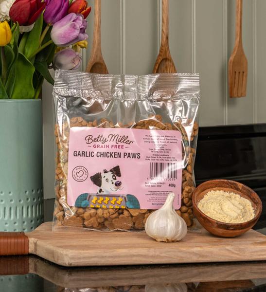 Betty Miller's Grain-Free Garlic Chicken Paws 400g