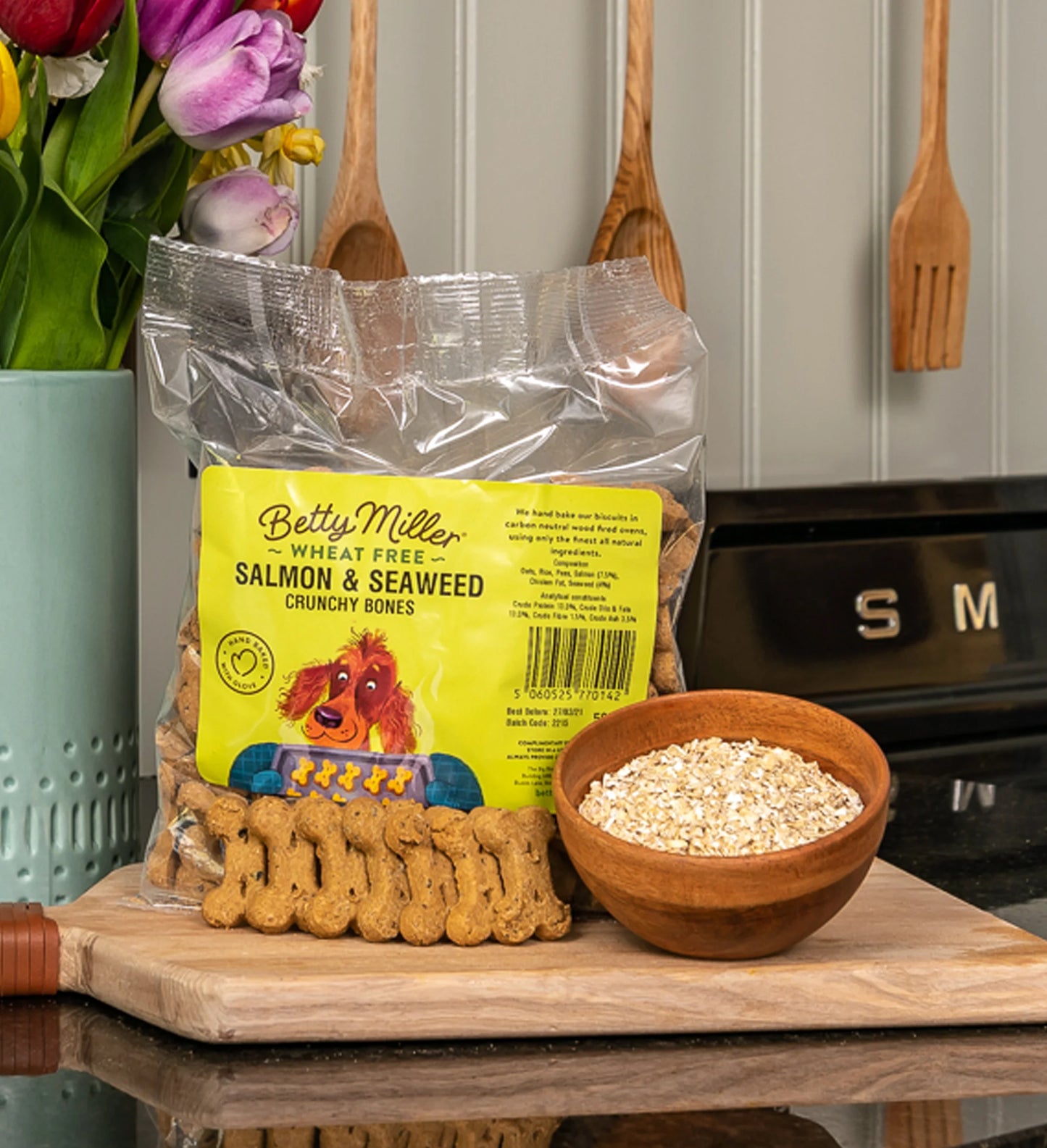 Betty Miller Salmon & Seaweed Bones 400g
