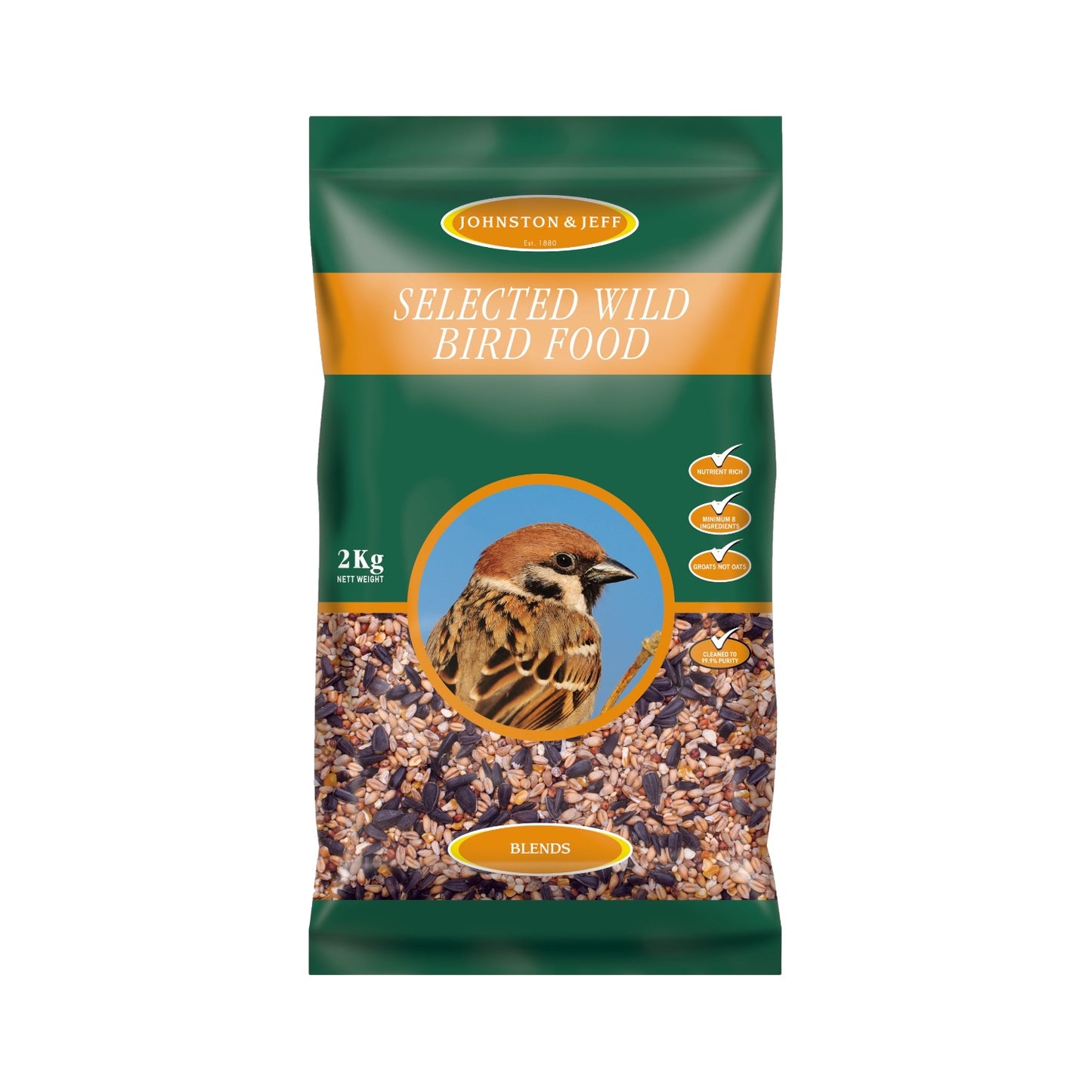 Johnston & Jeff Selected Wild Bird Food 2KG
