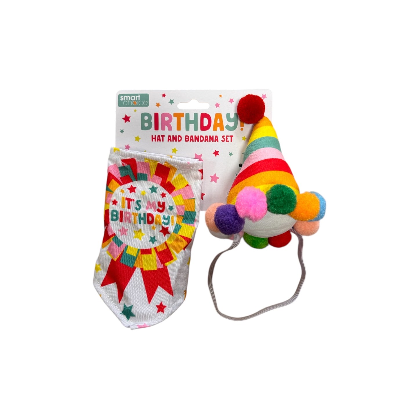 Birthday Hat & Bandana Set - “It’s My Birthday/Rosette”