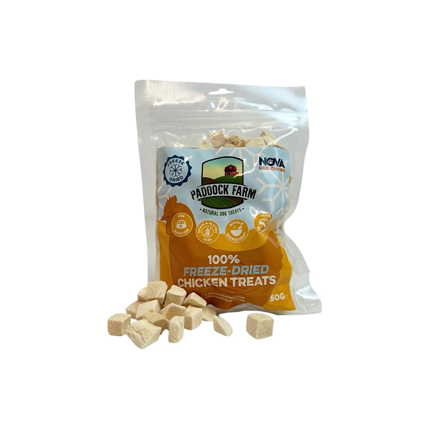 Paddock Farm Freeze Dried Chicken Treats 50g