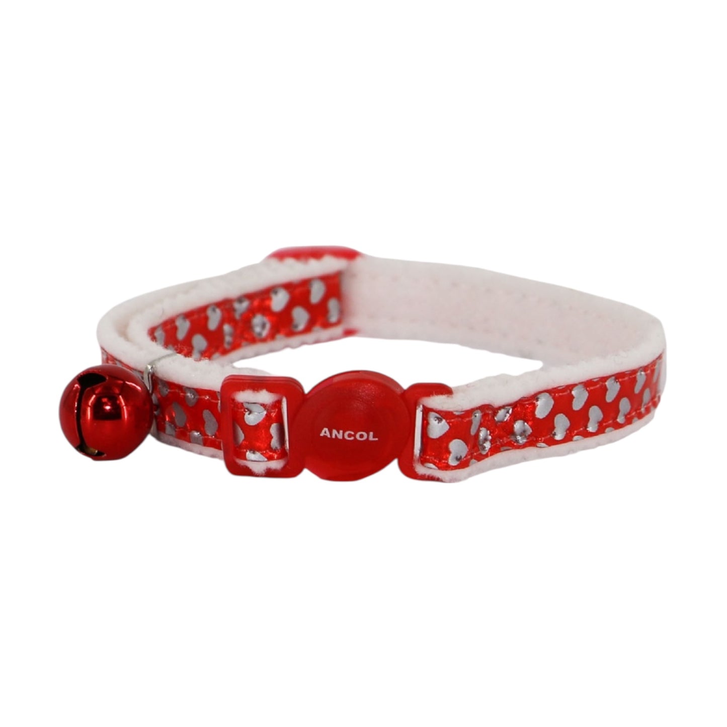 Ancol Cat Collar Red Hearts