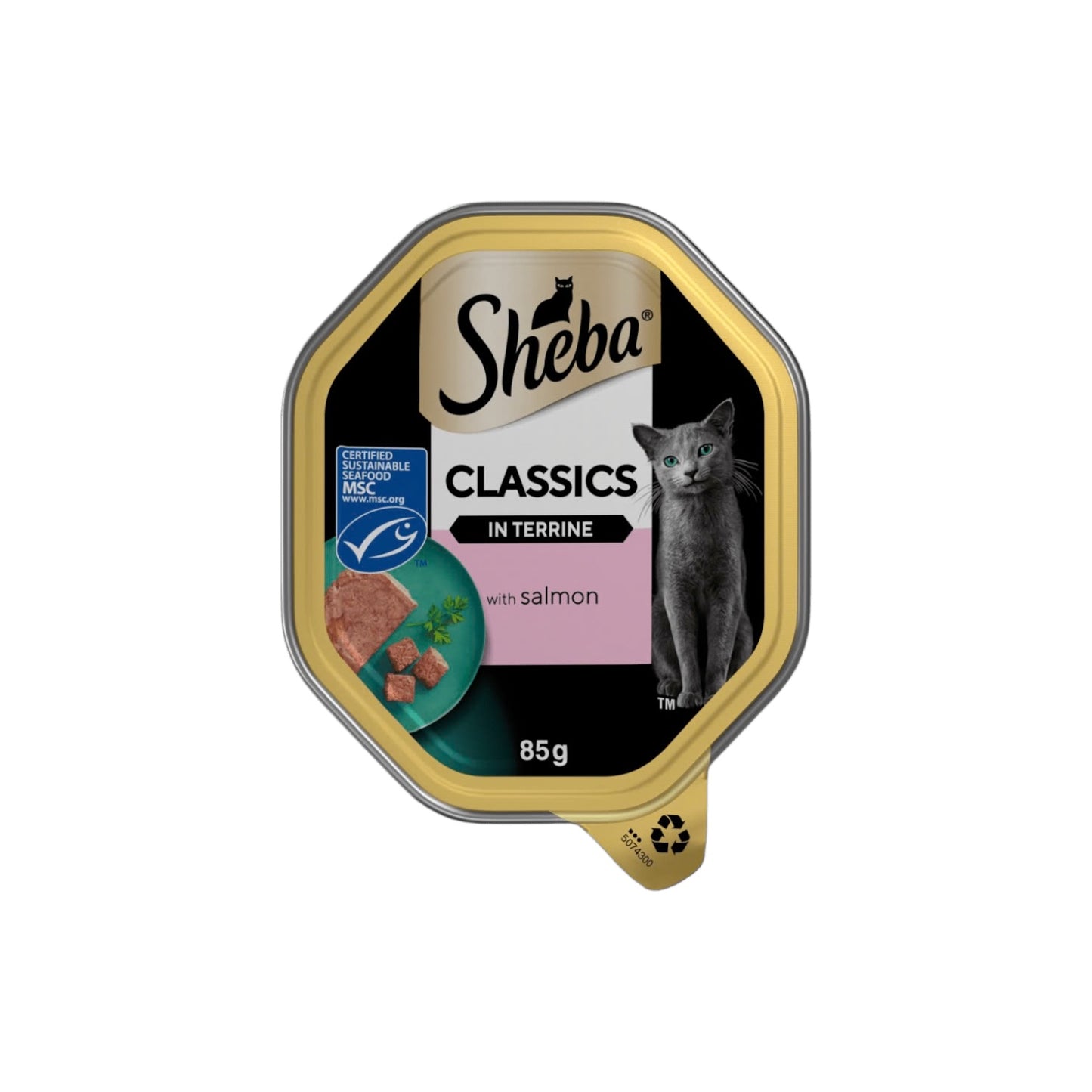 SHEBA® Classics Wet Cat Food Tray Salmon in Terrine 85g