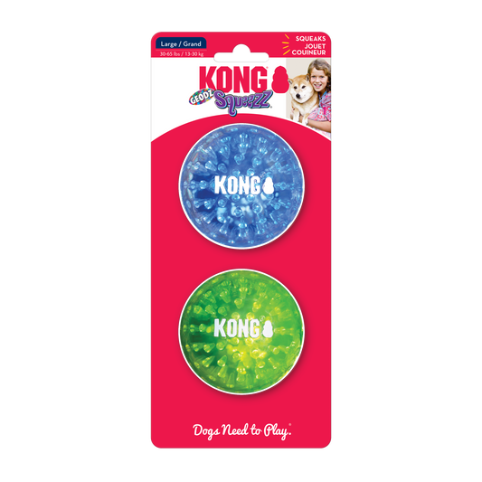KONG Squeezz Geodz (2 Pack)