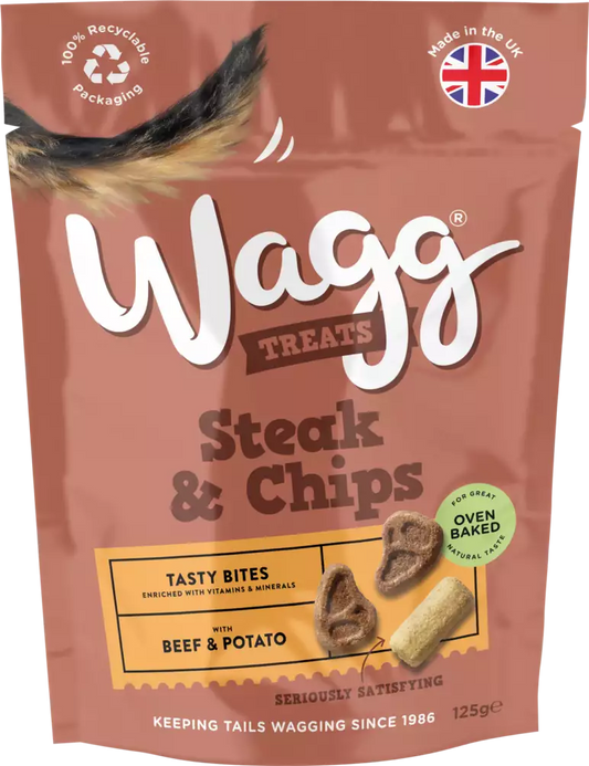 Wagg Steak & Chips Tasty Bites