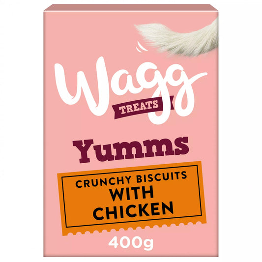 Wagg Yumms Dog Biscuits with Chicken 400g