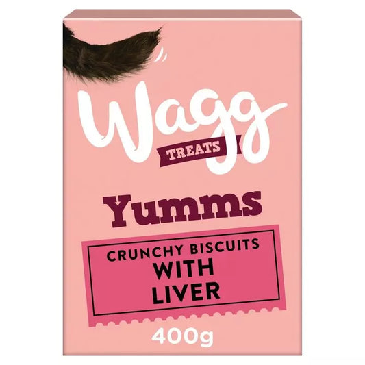 Wagg Yumms Dog Biscuits with Liver 400g