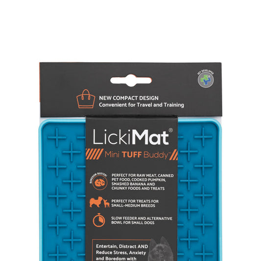 LickiMat Mini Tuff Buddy - Turquoise