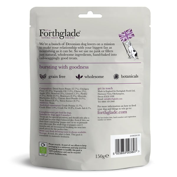 Forthglade Hand Baked Training Treats Cheese 150g