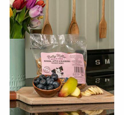 Betty Miller Biscuits Blueberry, Apple & Banana (GRAIN FREE)