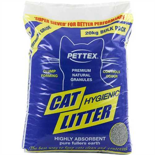 Pettex Premium Fullers Earth Clumping Cat Litter 20kg