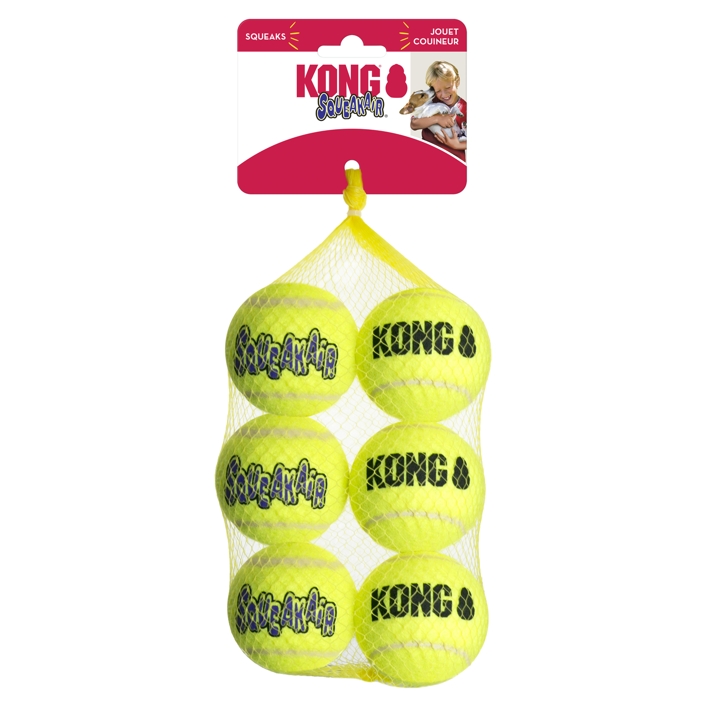 KONG SqueakAir Balls Medium (6 Pack)