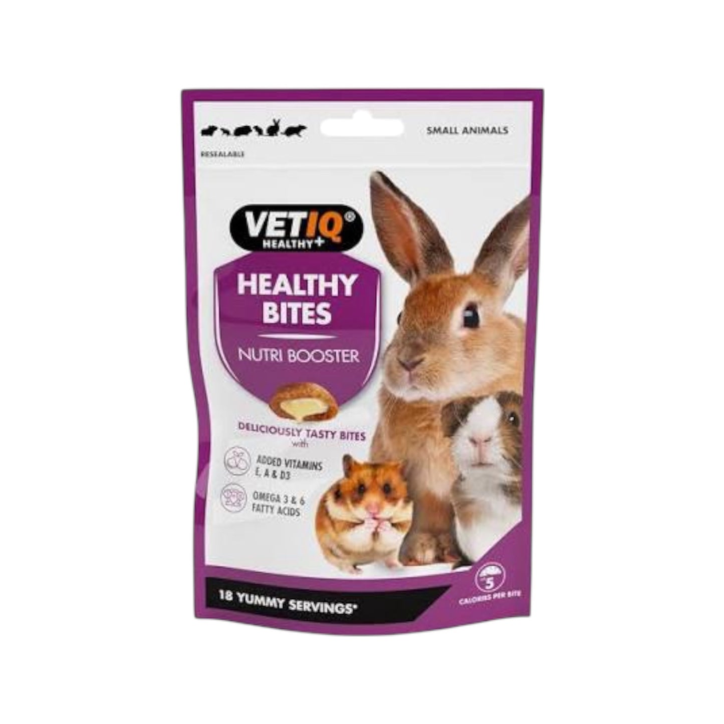 VETIQ Healthy Bites Nutri Booster Small Animal Treats 30g