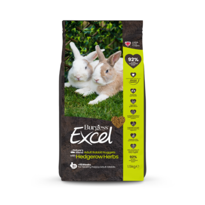 Burgess Excel Nature’s Blend Adult Rabbit Nuggets with Hedgerow Herbs