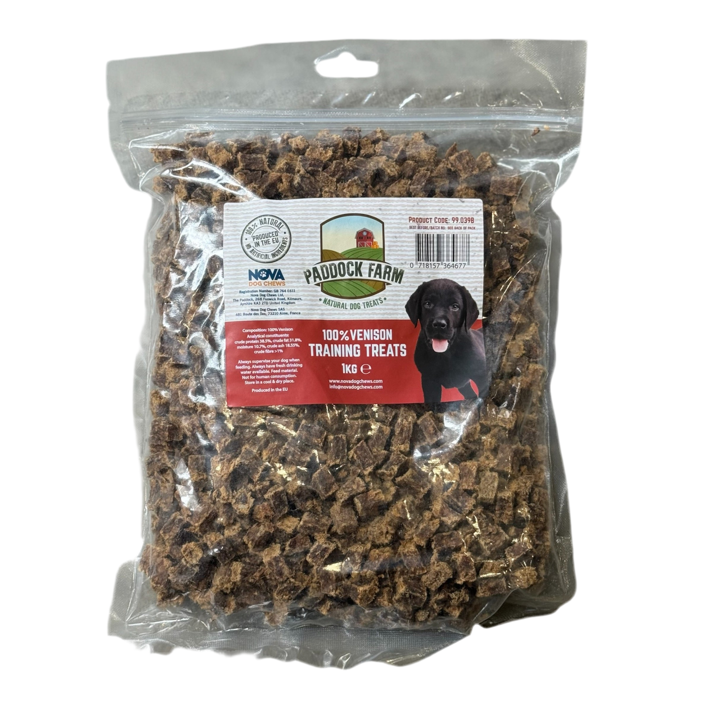 Paddock Farm 1KG Venison Training Treats