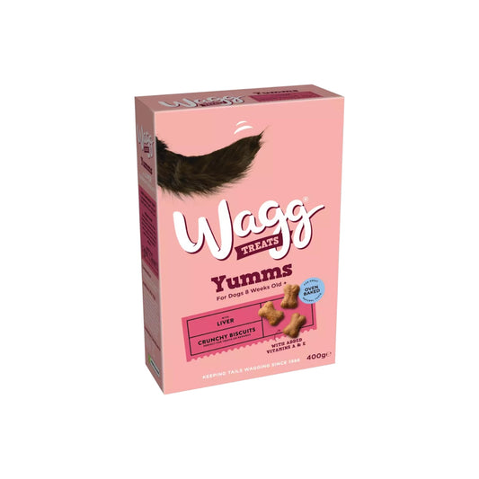 Wagg Yumms Crunchy Biscuit with Liver