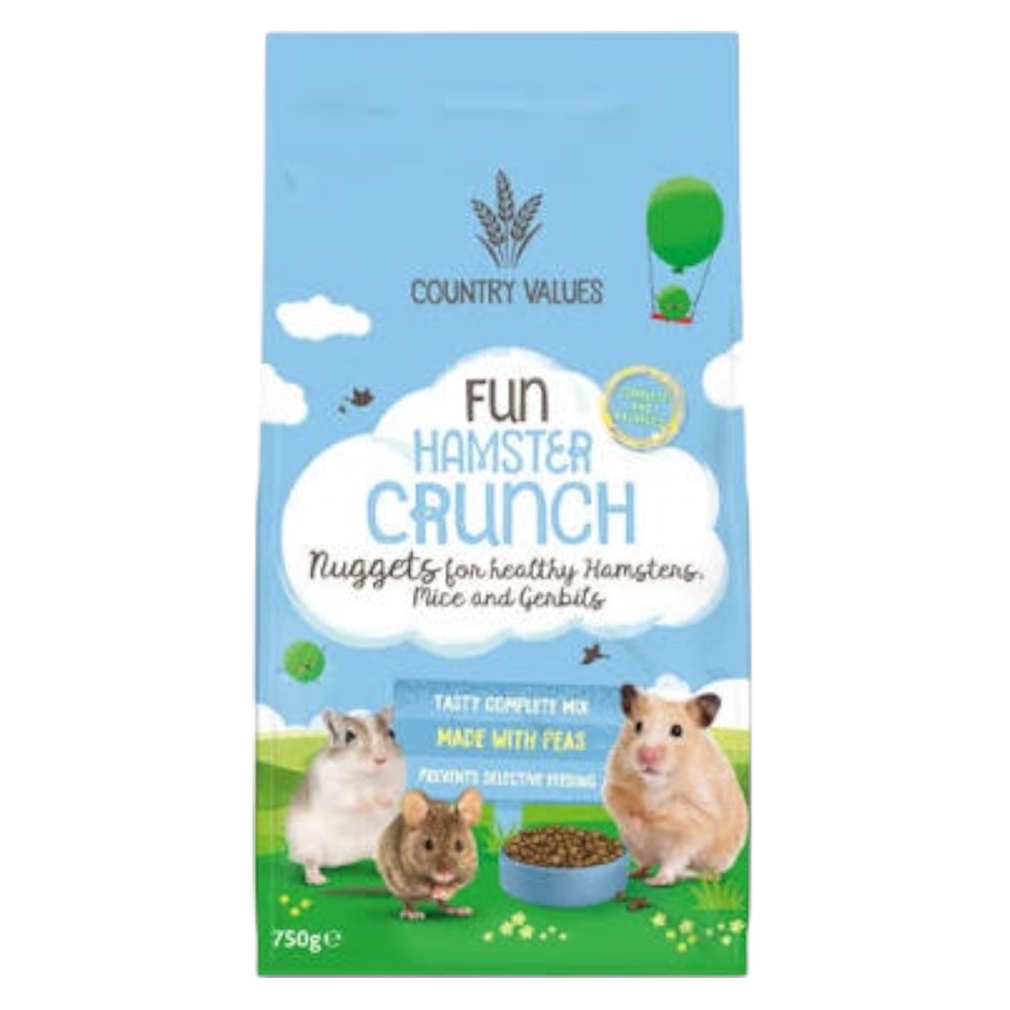Country Values Hamster Crunch Nuggets 750g