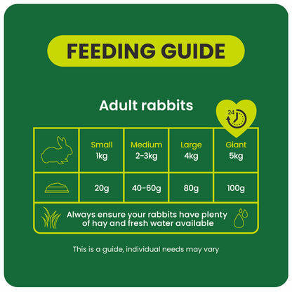 Burgess Excel Nature’s Blend Adult Rabbit Nuggets with Hedgerow Herbs