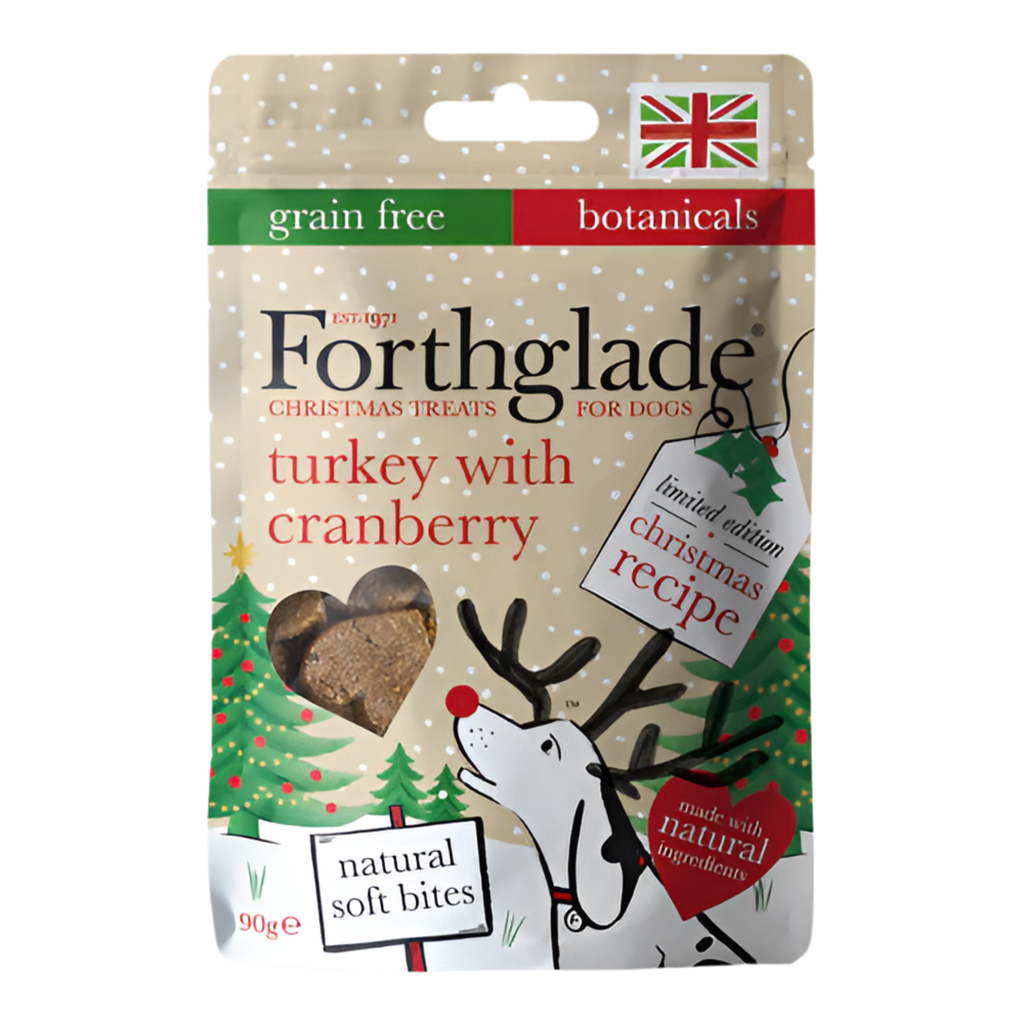 Forthglade Christmas Dog Treats - Turkey & Cranberry Soft Bites