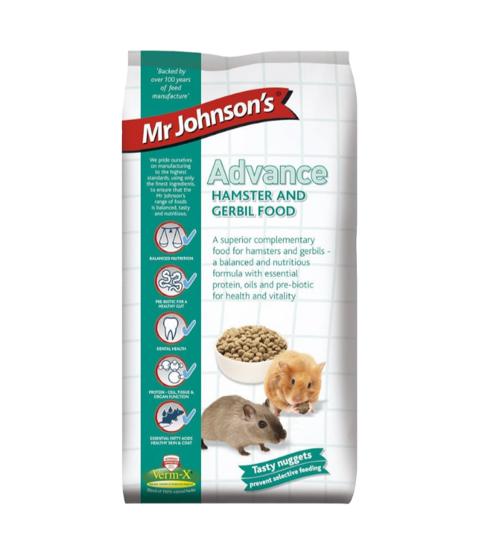 Mr Johnson’s Advance Hamster & Gerbil 750g