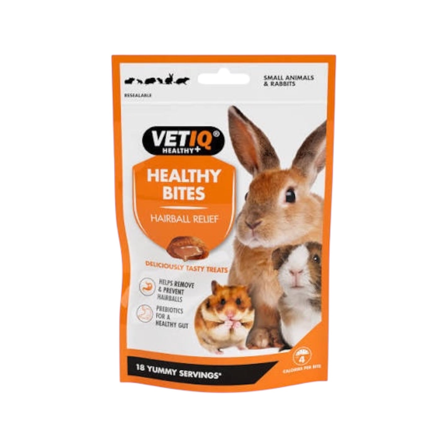 VETIQ Healthy Bites Hairball Relief Small Animal 30g