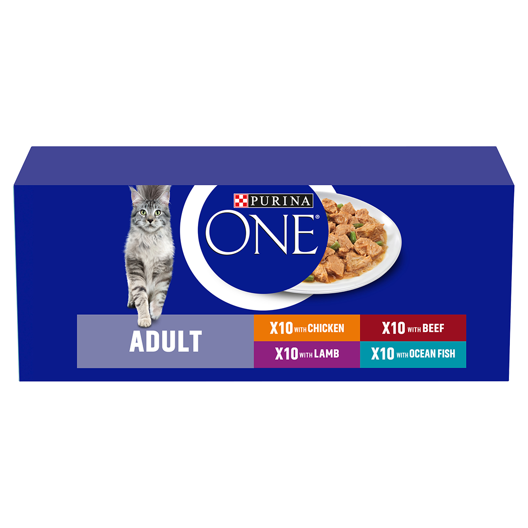 Purina One Adult Mini Fillets Mixed 40 Pack