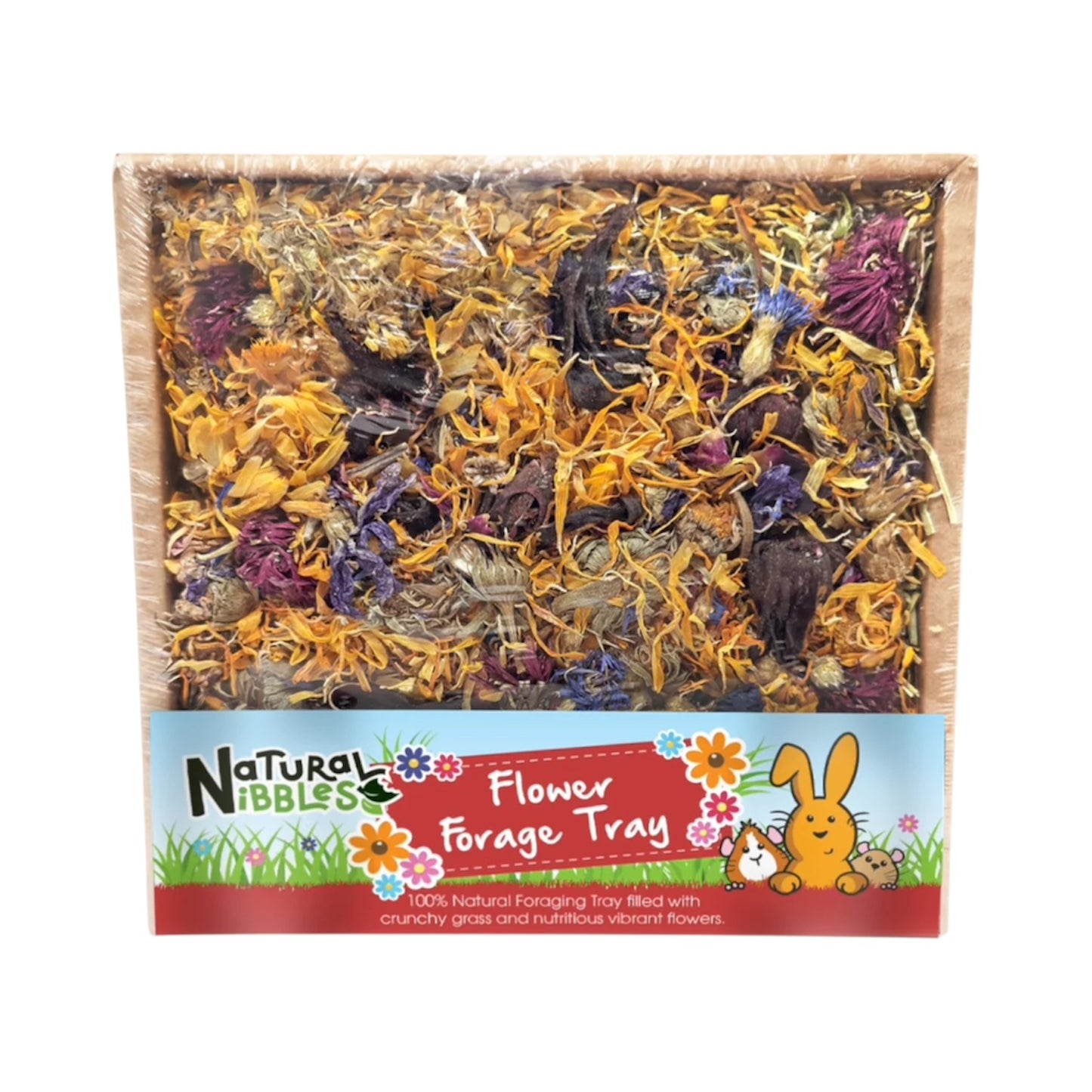 Natural Nibbles Flower Forage Tray 70g