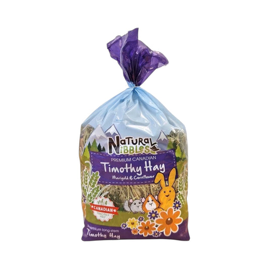 Natural Nibbles Canadian Timothy Hay with Marigold & Cornflower 500g