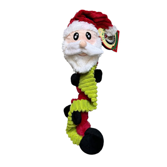 PETLONDON Bungee Santa Tug Toy