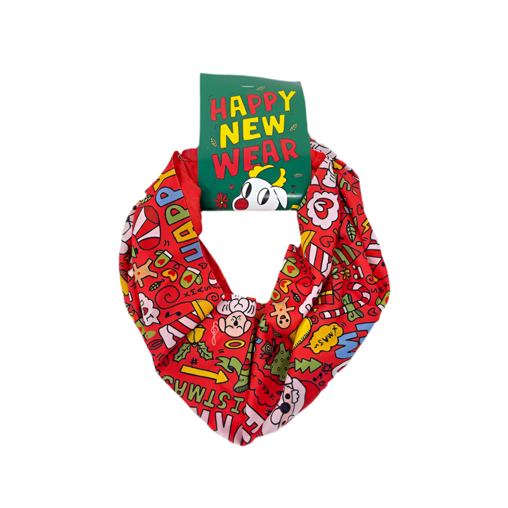 WufWuf Furry Christmas Pet Scarf