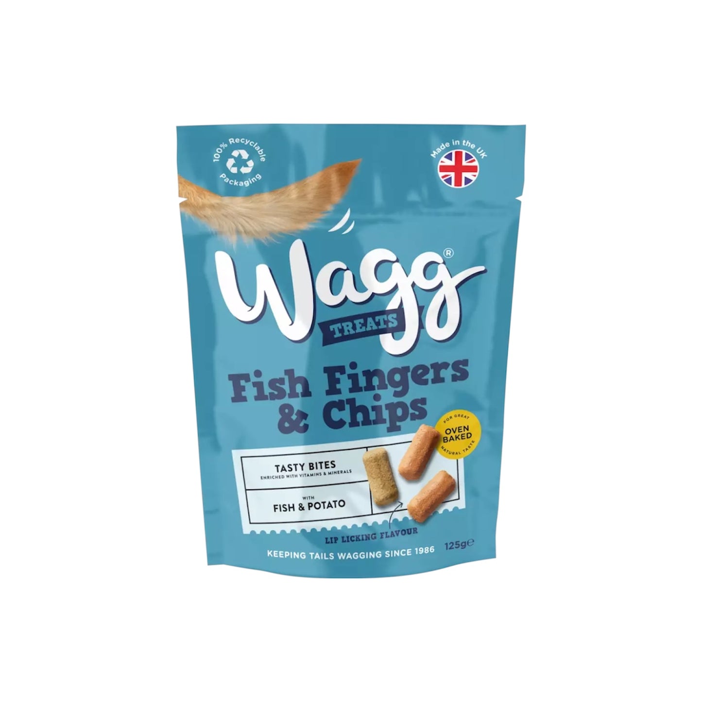 Wagg Fish Fingers & Chips Tasty Bites