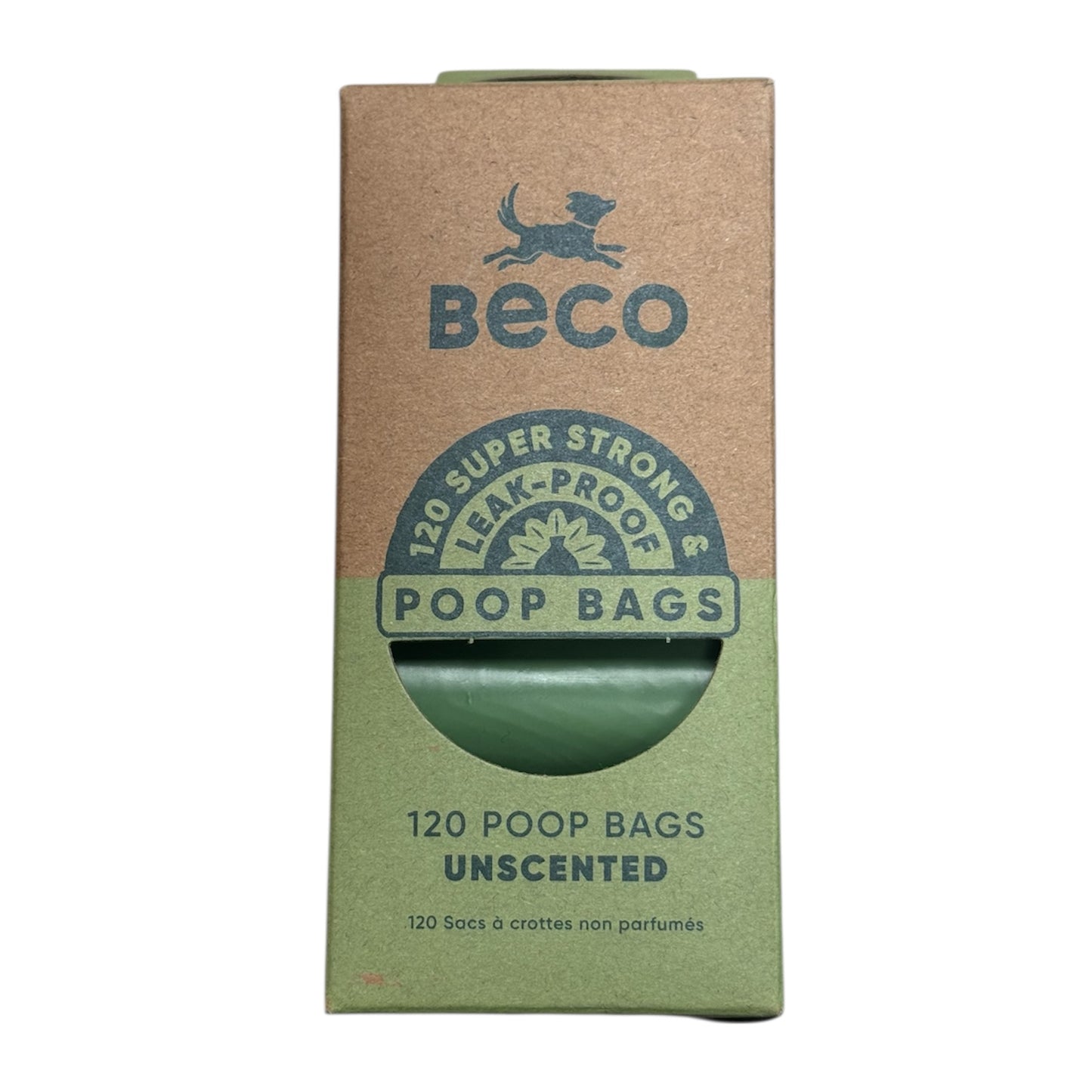 Beco Unscented Strong Poop Bags (120 pack / 8 rolls)
